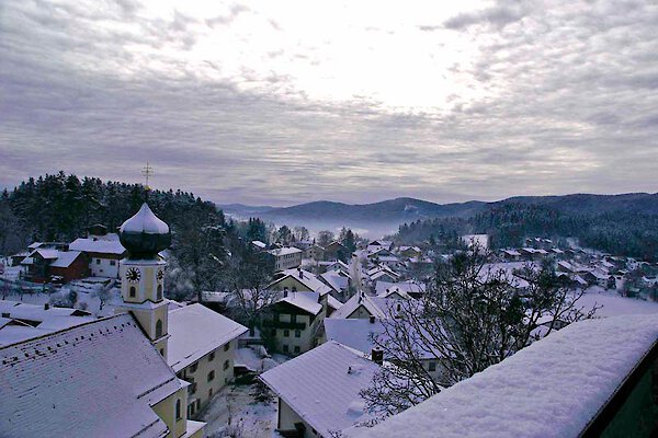 Winterurlaub in der Waldpension im Bayerischen Wald